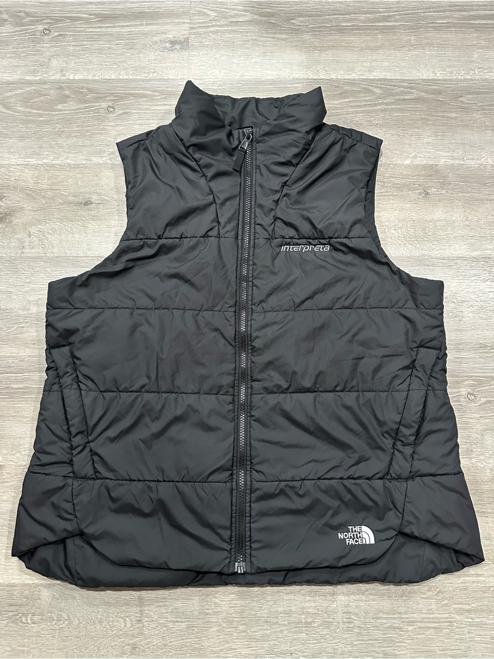 I363 The North Face Everyday Insulated Vest Size XL Black *Company Logo